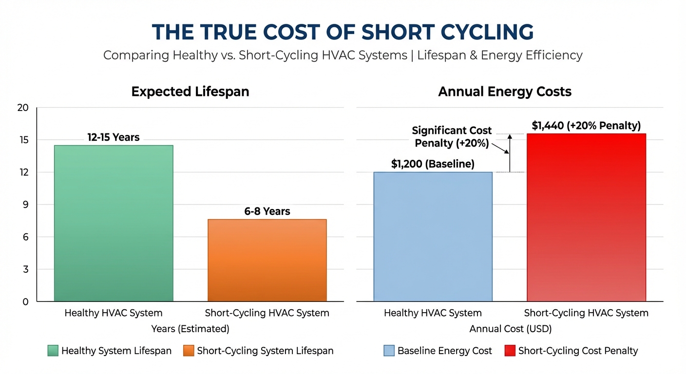The True Cost of Short Cycling